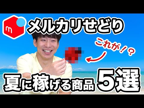 メルカリ転売で稼げる商品５選【夏のせどり！】（動画）