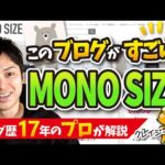 このブログがすごいから語りたい！ぱんくまさんのMONO SIZE(モノサイズ)（動画）