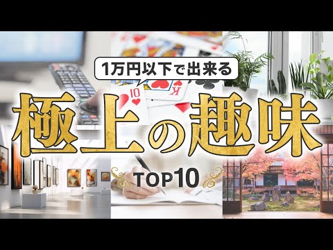 【絶対ハマる】1万円以下で出来る極上の趣味 TOP10（動画）