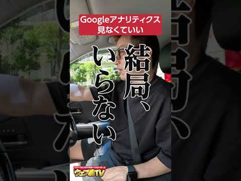 Googleアナリティクスどこを見る？→見る必要なし！#shorts（動画）