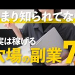 【要チェック】あまり知られていないけど実は稼げる！おすすめ副業7選！【月10万円以上稼ぎたい方必見】（動画）