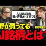 新党「チームみらい」安野氏、AI株なら何を買っているか、聞いてみた。（動画）