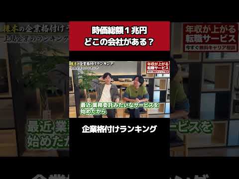 ↑続きはこちら。上場企業ランキングつけてみた（動画）