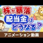 株の暴落が起きると配当金はどうなるのか？【お金の勉強 株式投資編】：（アニメ動画）第505回（動画）