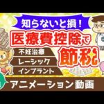 【再放送】【知らないと損】医療費控除を使って税金を安くする方法【不妊治療・インプラント・レーシックもOK】【お金の勉強 初級編】：（アニメ動画）第480回（動画）