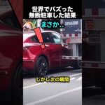 まさかの結末！駐車禁止場所での悲劇！（動画）