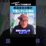鉄道会社の株が下落している理由を解説!!（動画）