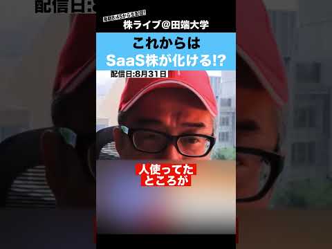 これから”SaaS銘柄”が化ける理由を解説します!!【カテキンさん】（動画）