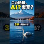 左右どっちがAI？日本の絶景5問、何問当てられる？（動画）