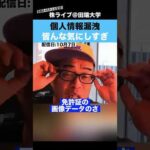 個人情報漏、皆んな気にしすぎ!?（動画）